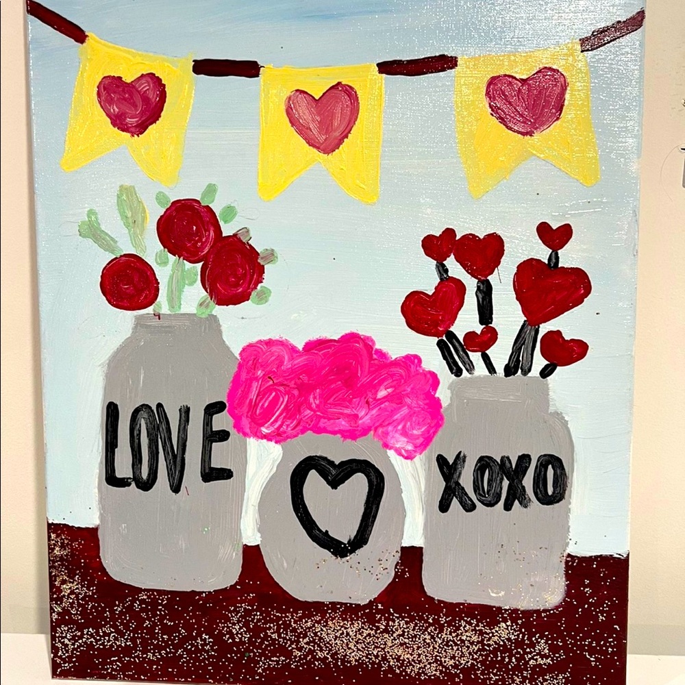 Cute floral painting